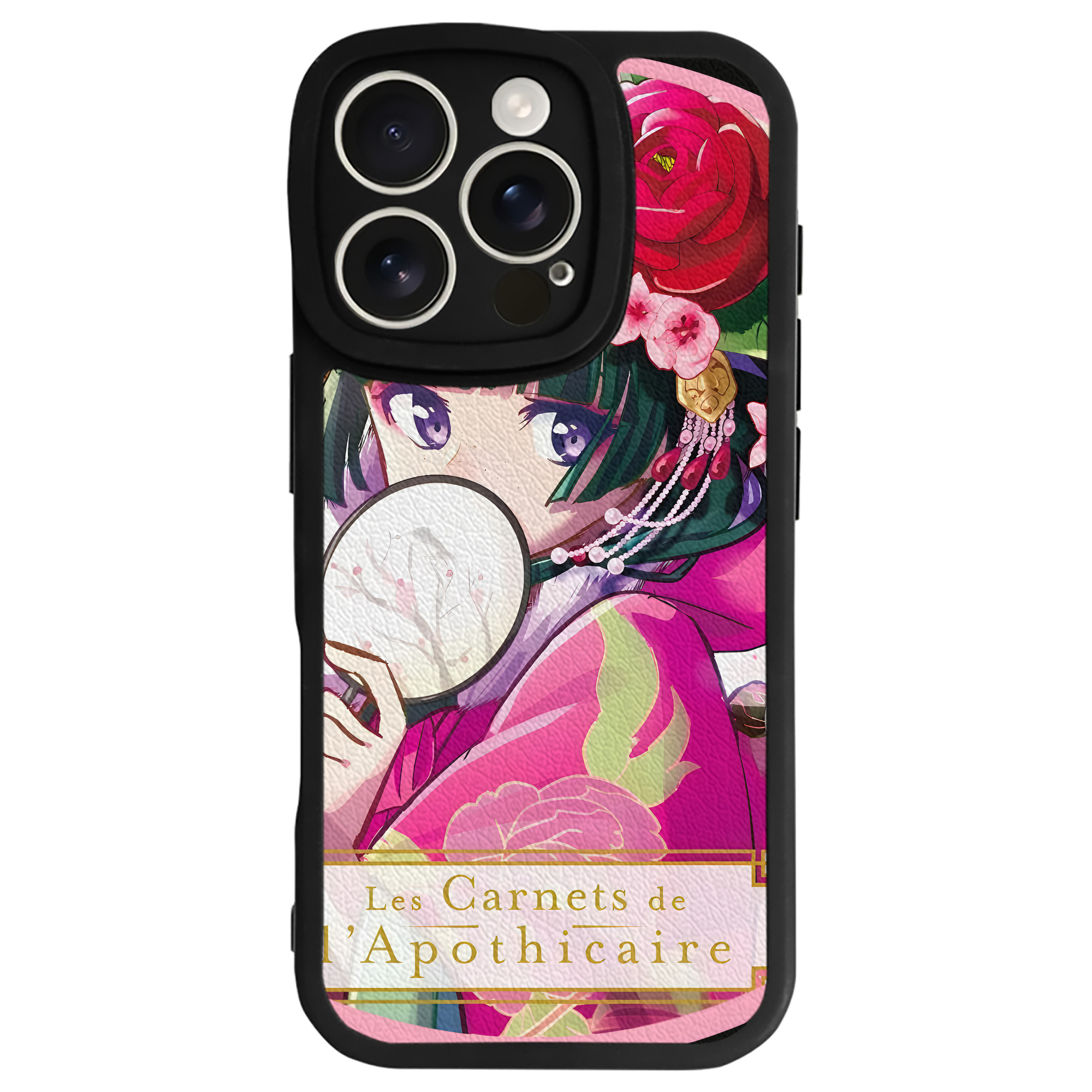 （画像用） 薬屋のひとりごと The Apothecary Diaries 【iPhone 16シリーズ対応】シリコンスマホケース（レザー調） 材質：シリコン